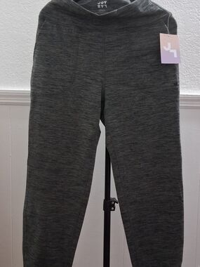 JoyLab Girls' Heather Gray Active Jogger Pants